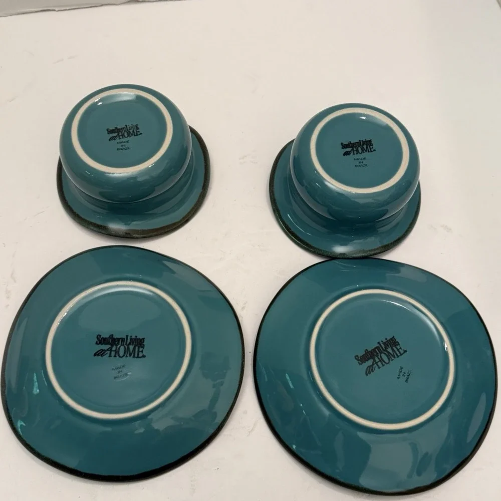 Southern Living at Home Retired Tuscan Toscana Tidbit Bowl/Ramekins & Saucer Set